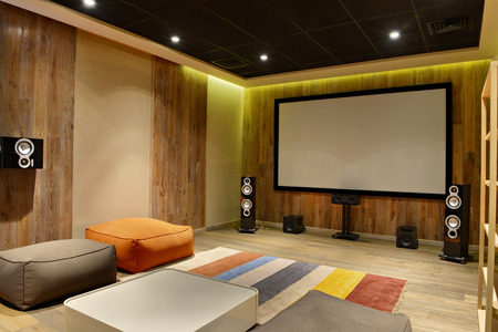 Custom Home Theater for Man Cave