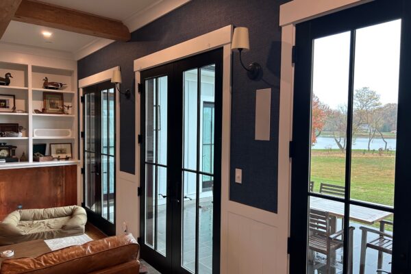 Rear channel in-wall speaker