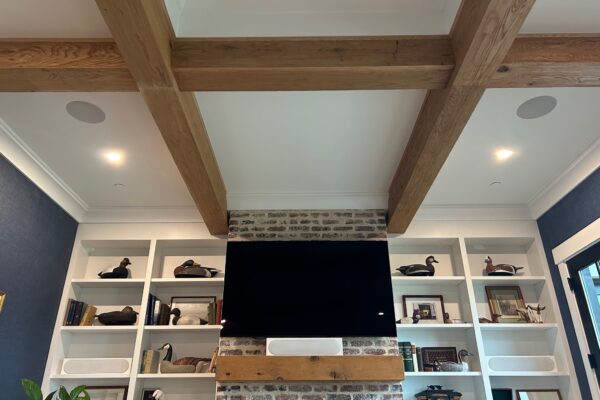 In-ceiling front height channels
