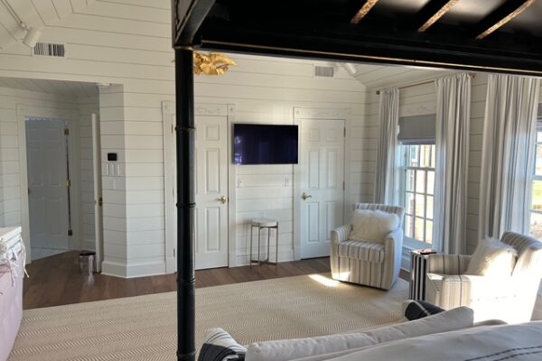 Master bedroom TV