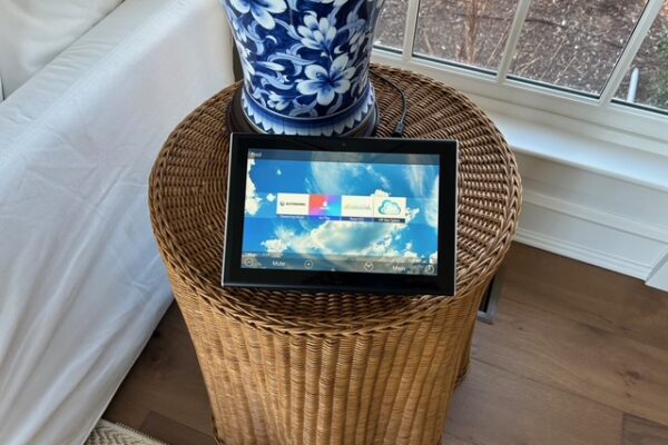 Family room touchscreen