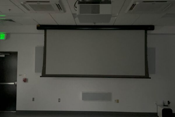 Screen going up