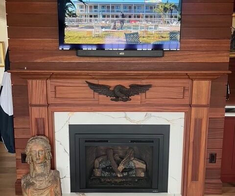 TV with soundbar